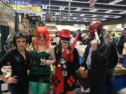 Gotham City Sirens and Red Hood