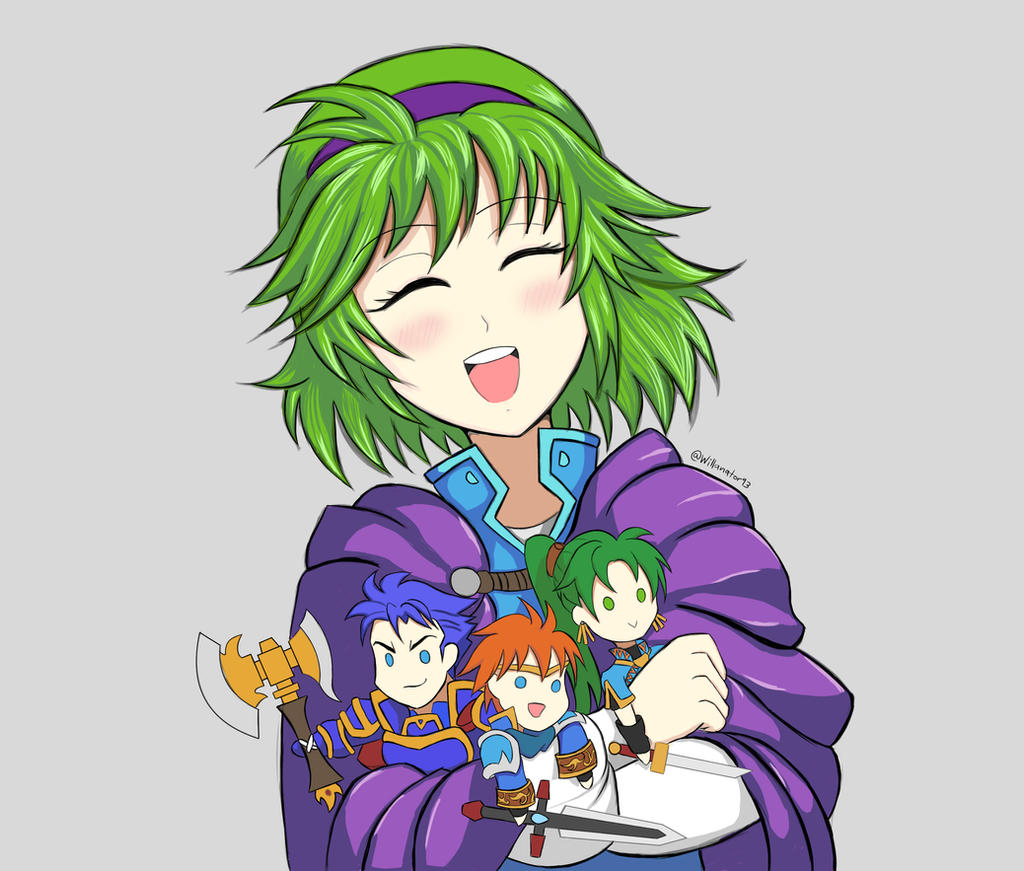 Nino with mini FE7 Lords