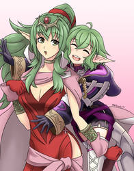 [Commission] Tiki and Morgan