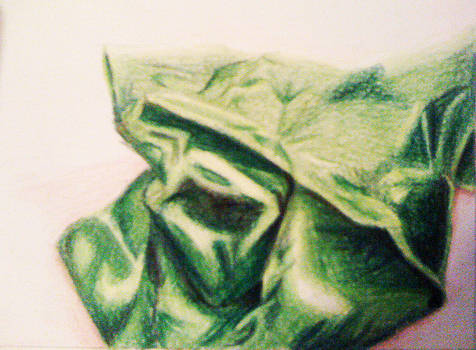 green napkin