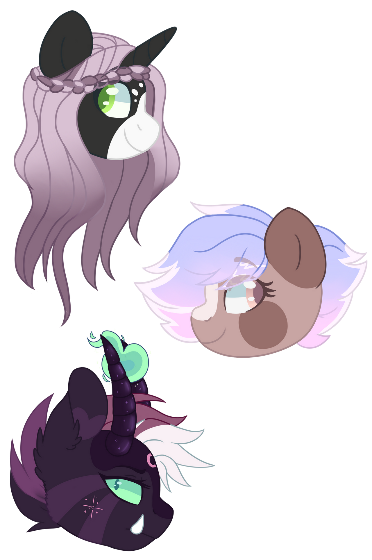 Three Ponies Three ponies by D3mxn on DeviantArt