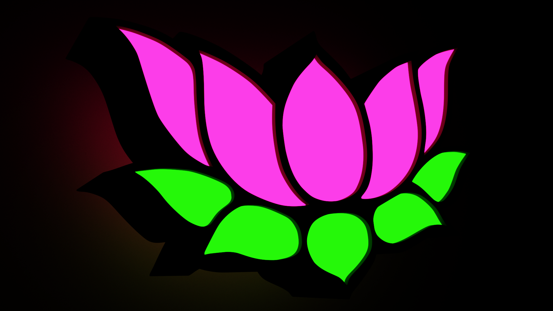 Lotus Flower - 3D Wallpaper by KingLemn on DeviantArt