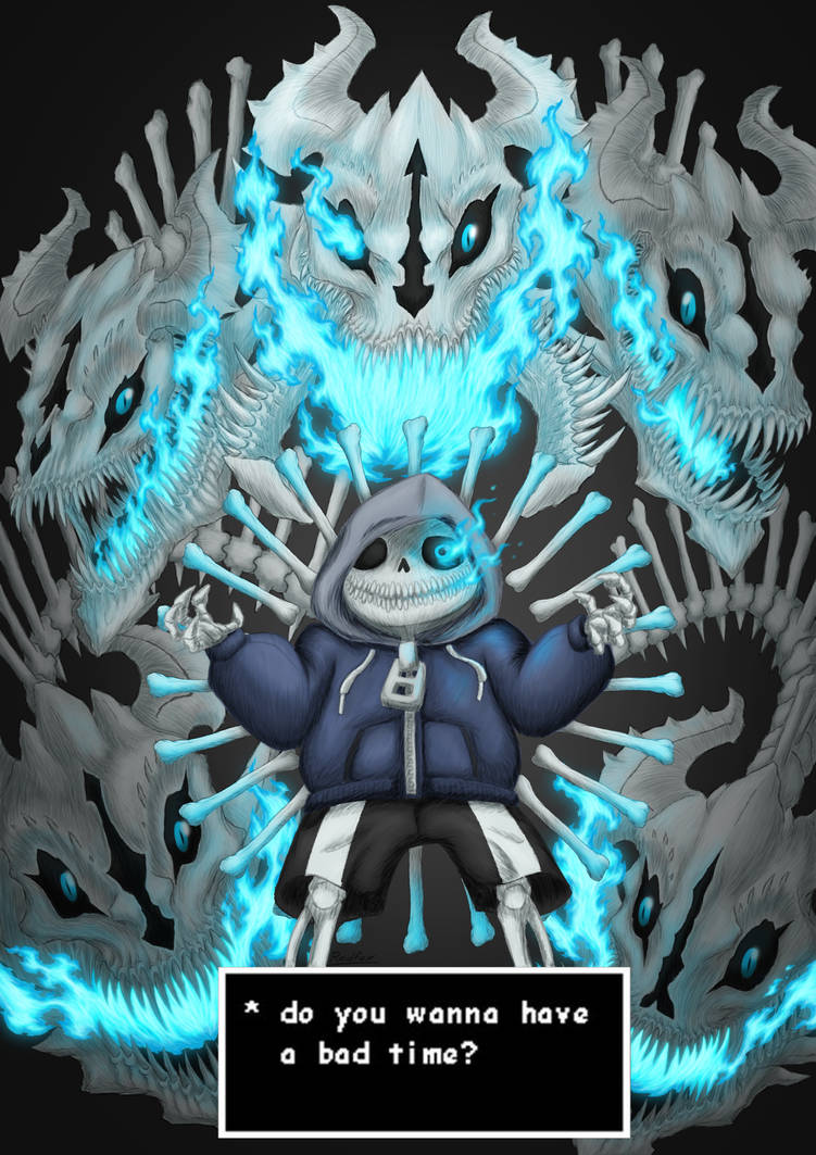 Sans Genocide - Undertale Fanart by Kitsune-X-Inuzuka on DeviantArt