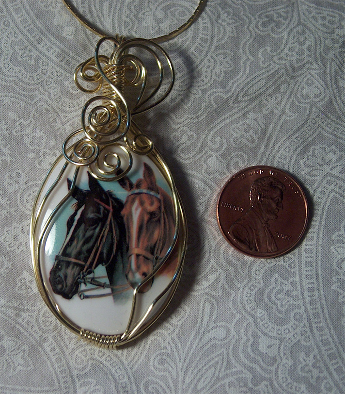 Wire pendant 224