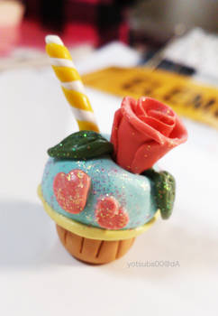 flower cup cake