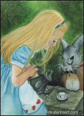 Alice in Wonderland ACEO