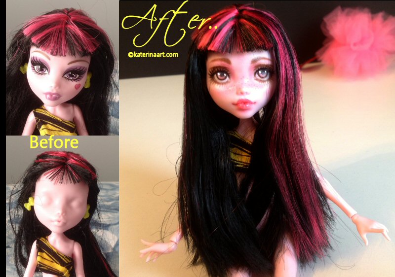 Monster high repaint Draculaura  Doll