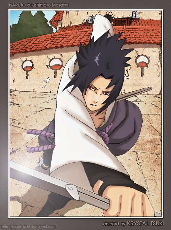 Naruto manga 574 - Pagina 13 Sasuke Classico by ADMUlielson on DeviantArt