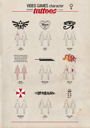 Video Games character personal tattoos - 02