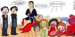 Salazar vs. fangirls - color