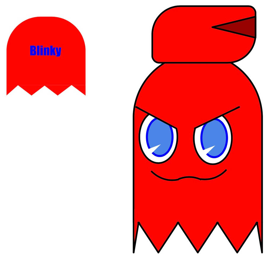 Blinki Pacman Pac-Man Party Blinky Improved! by MFsTrainsMLPArt on DeviantArt