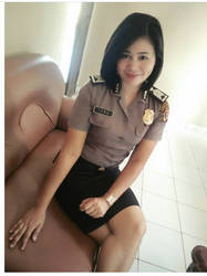 Polwan - Indonesian Policewoman