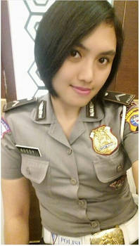 Polwan - Indonesian Policewoman