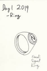 Inktober 2019 #1 - Ring