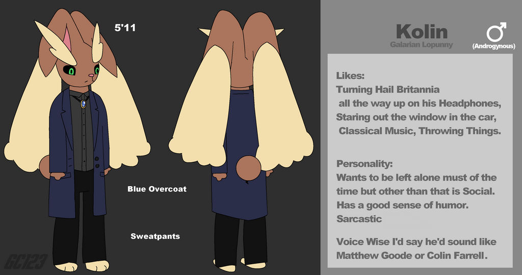 Kolin Lopunny Ref Sheet by Ghostcreeper123 on DeviantArt