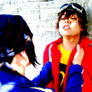 Takuya and Kouji fighting