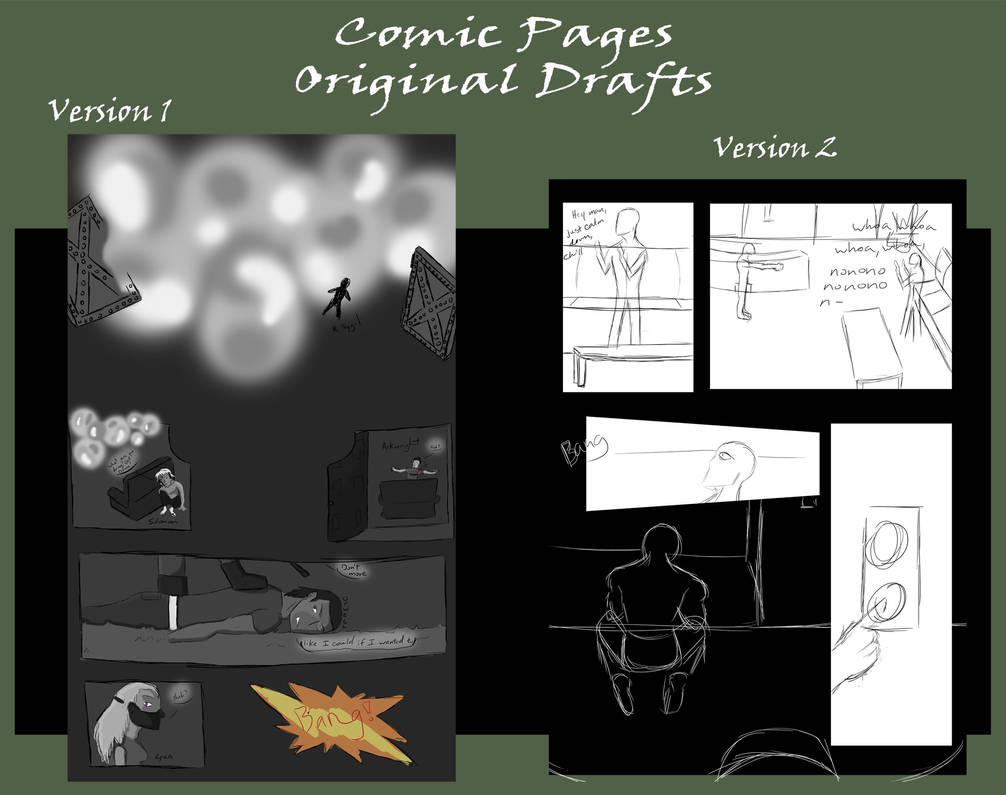 Comic Backdraft Original Comic page drafts side by side pg 2 by PHantomDragon-56 on ...