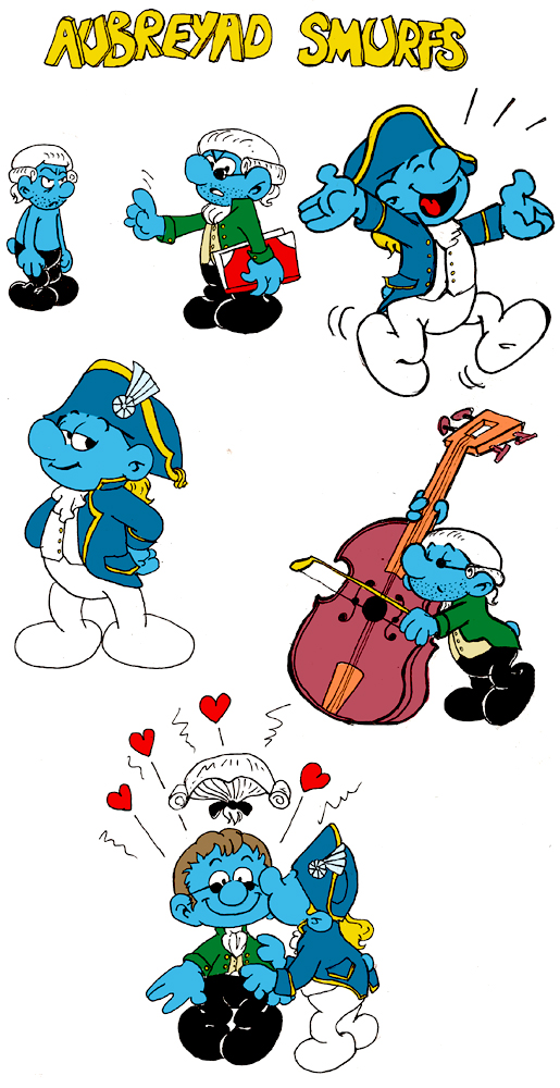 Aubreyad Smurfs by tootsiemuppet