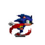 sonic running animation