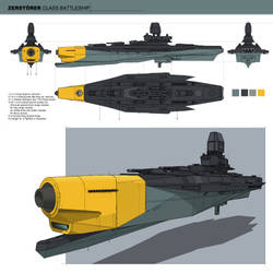 Zerstorer class battleship