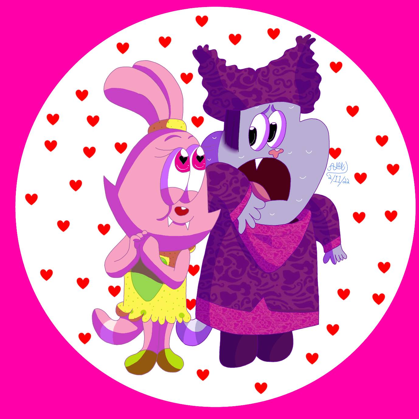 Chowder Pink Rabbit Chowder Screenshot Redraw by kurumistorm173 on DeviantArt