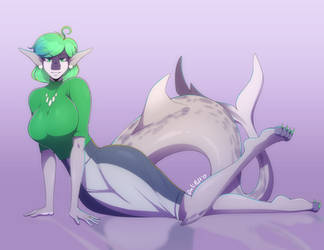 Delphine's Pinup by Dali-Puff