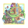 Super Mario 64 Tiny Huge Island Painting