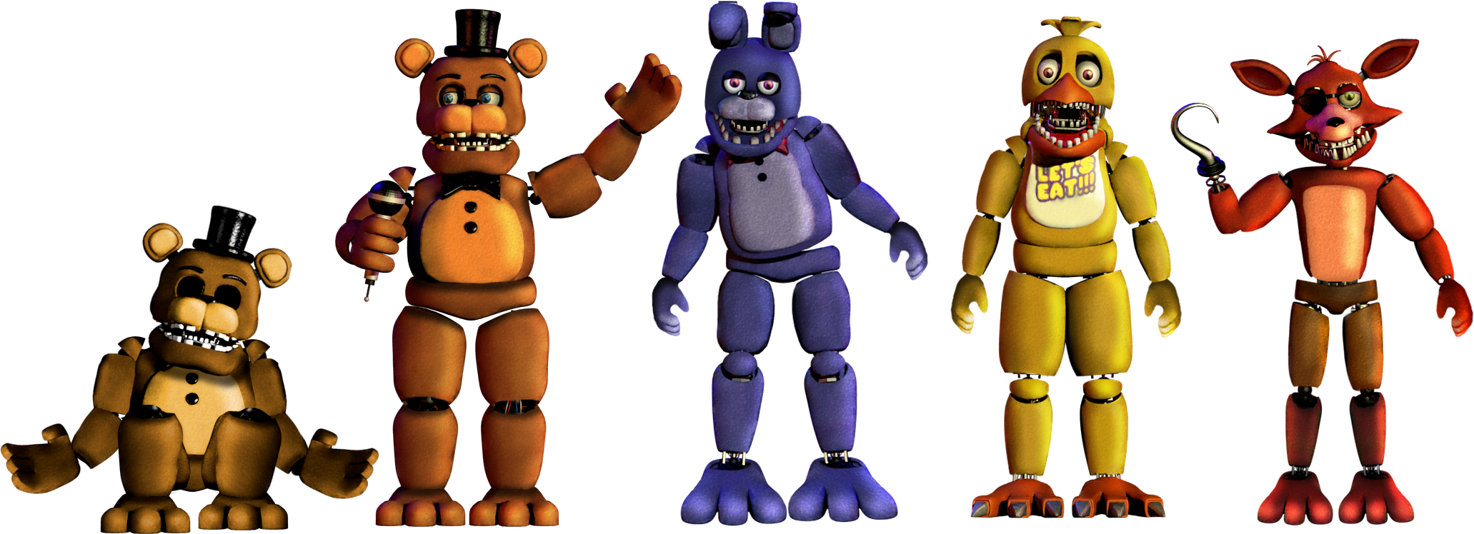 An old Fixed Withered Freddy model I made a while back, recently