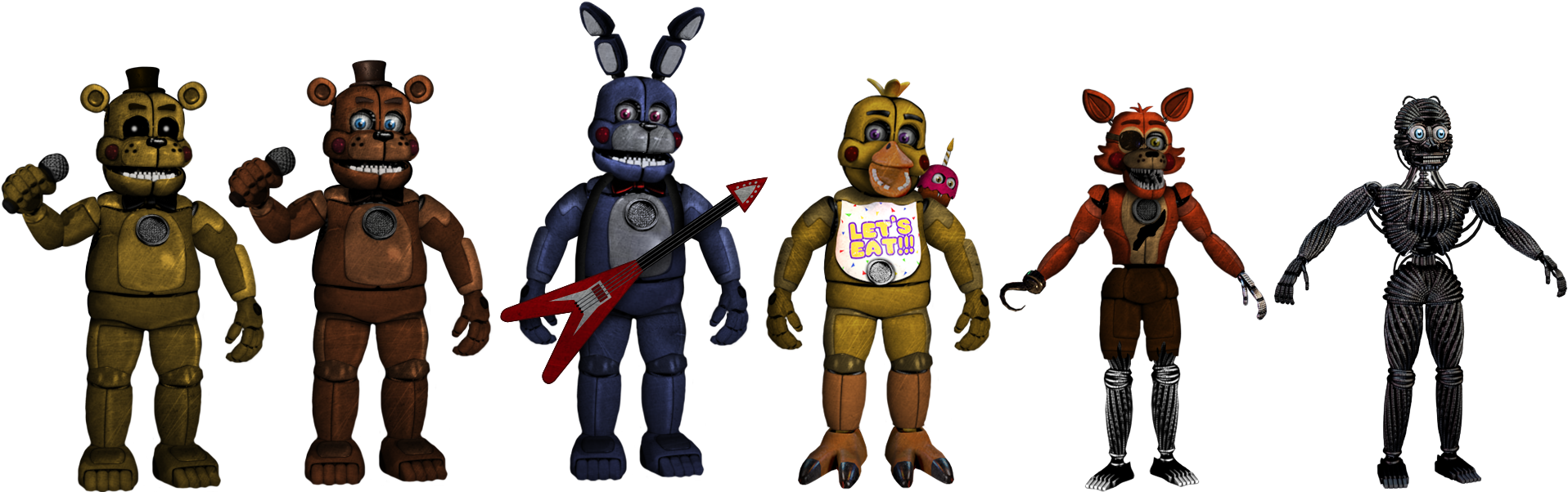 Funtime Animatronics fnaf3 by LivingCorpse7 on DeviantArt