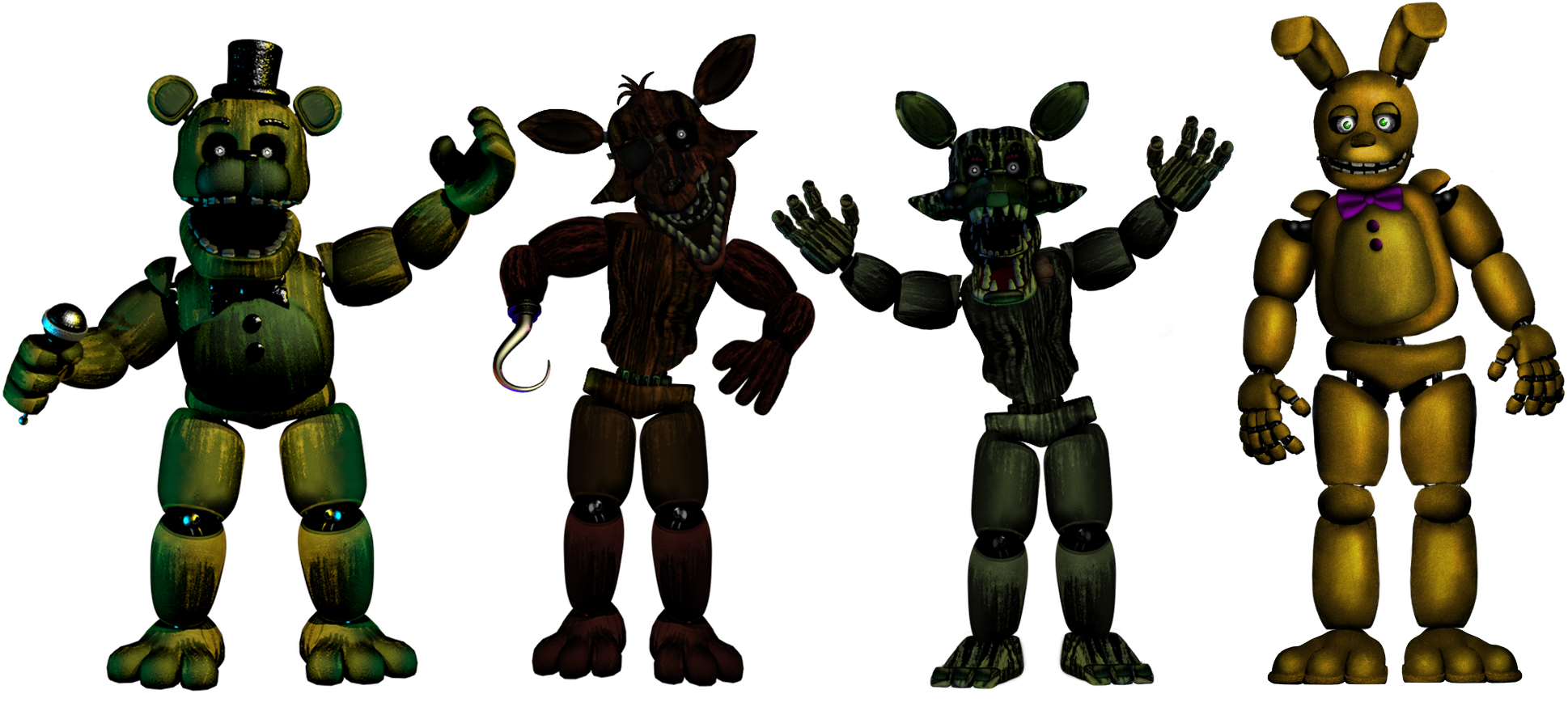 FNAF 3: Lost and Found All Animatronics [EXTRAS] 