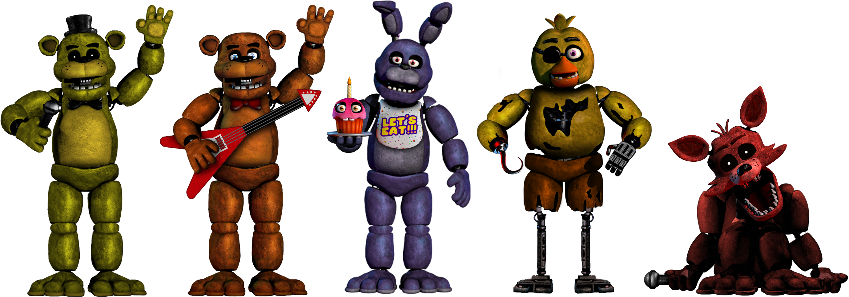 Line Up of ENAF Classic Animatronics