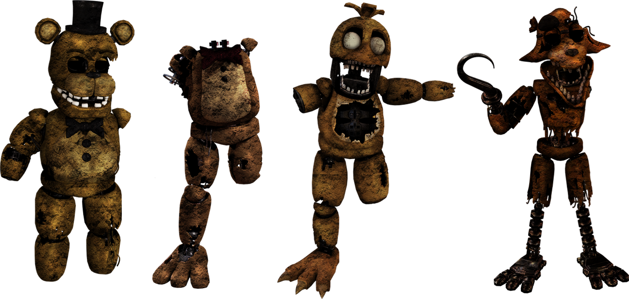 Withered Foxy by Fnaf3Dart on DeviantArt in 2023
