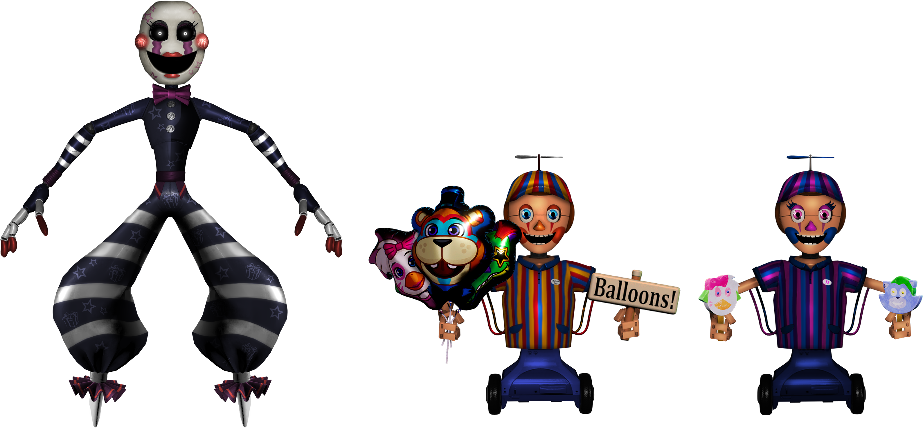 Five Nights at Freddy's 3 All Animatronics by TheSitciXD on DeviantArt