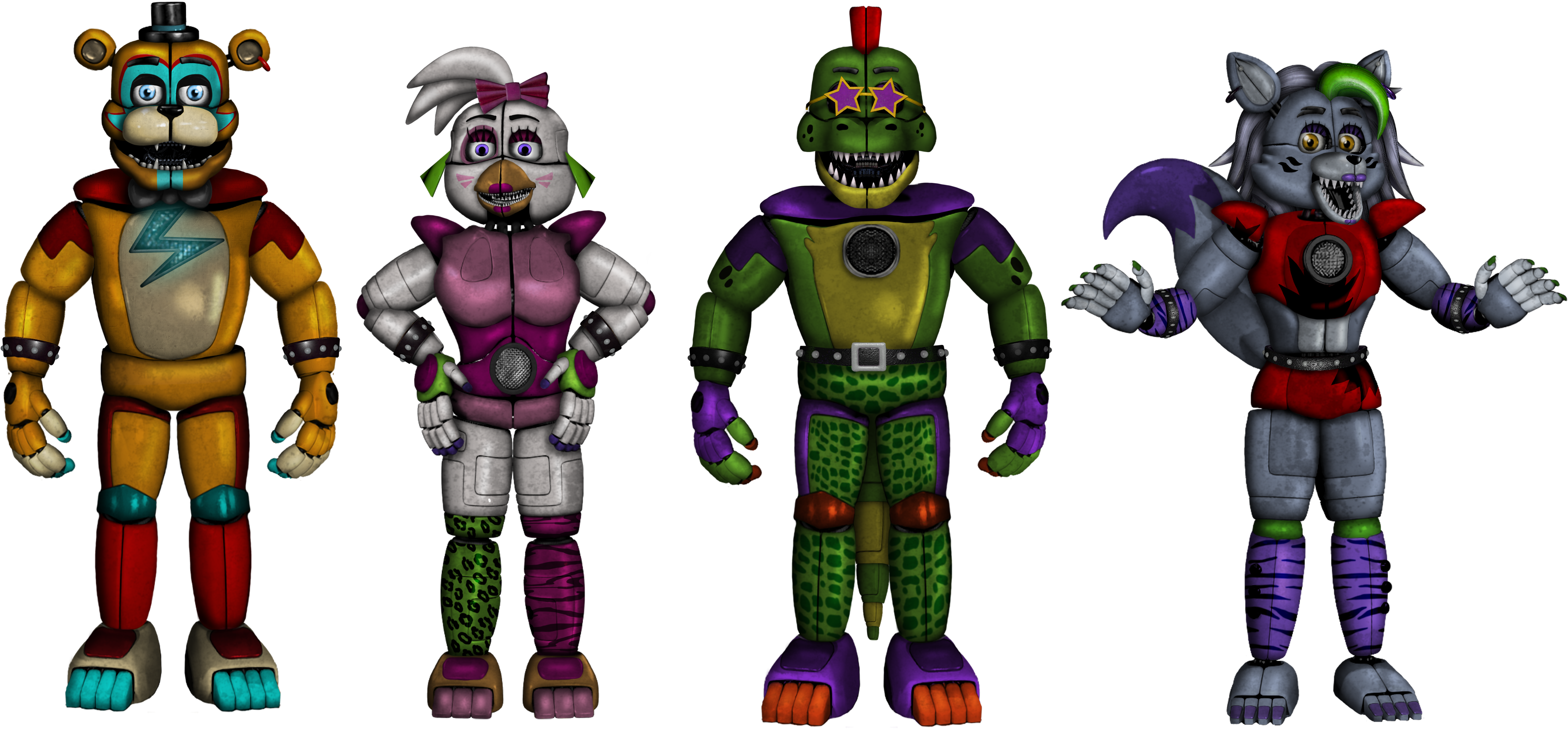 Funtime Animatronics fnaf3 by LivingCorpse7 on DeviantArt