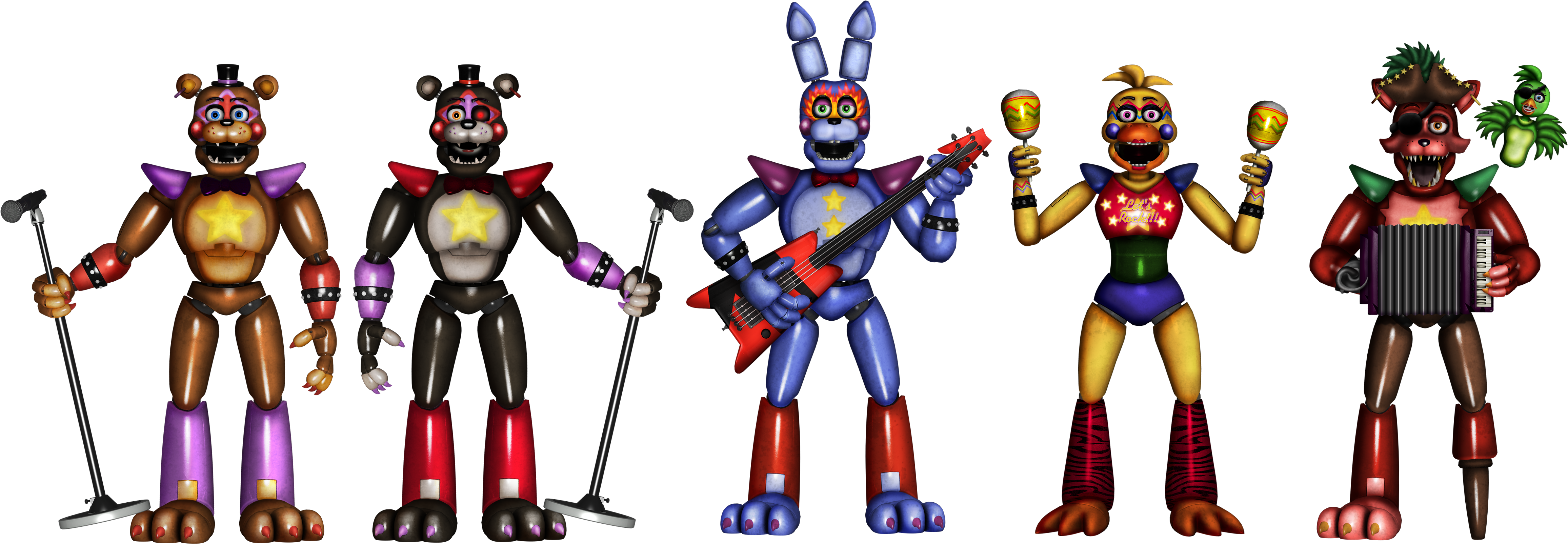 Rockstar Animatronics Guide - FNAF Insider