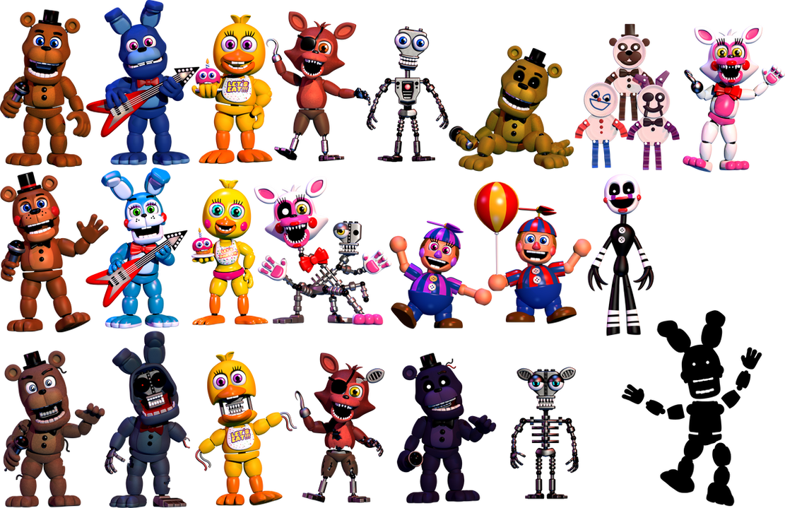 Newspring Animatronics Render Adventure Animatronics - V.2 / Part 1 (PNG) by LivingCorpse7 on ...
