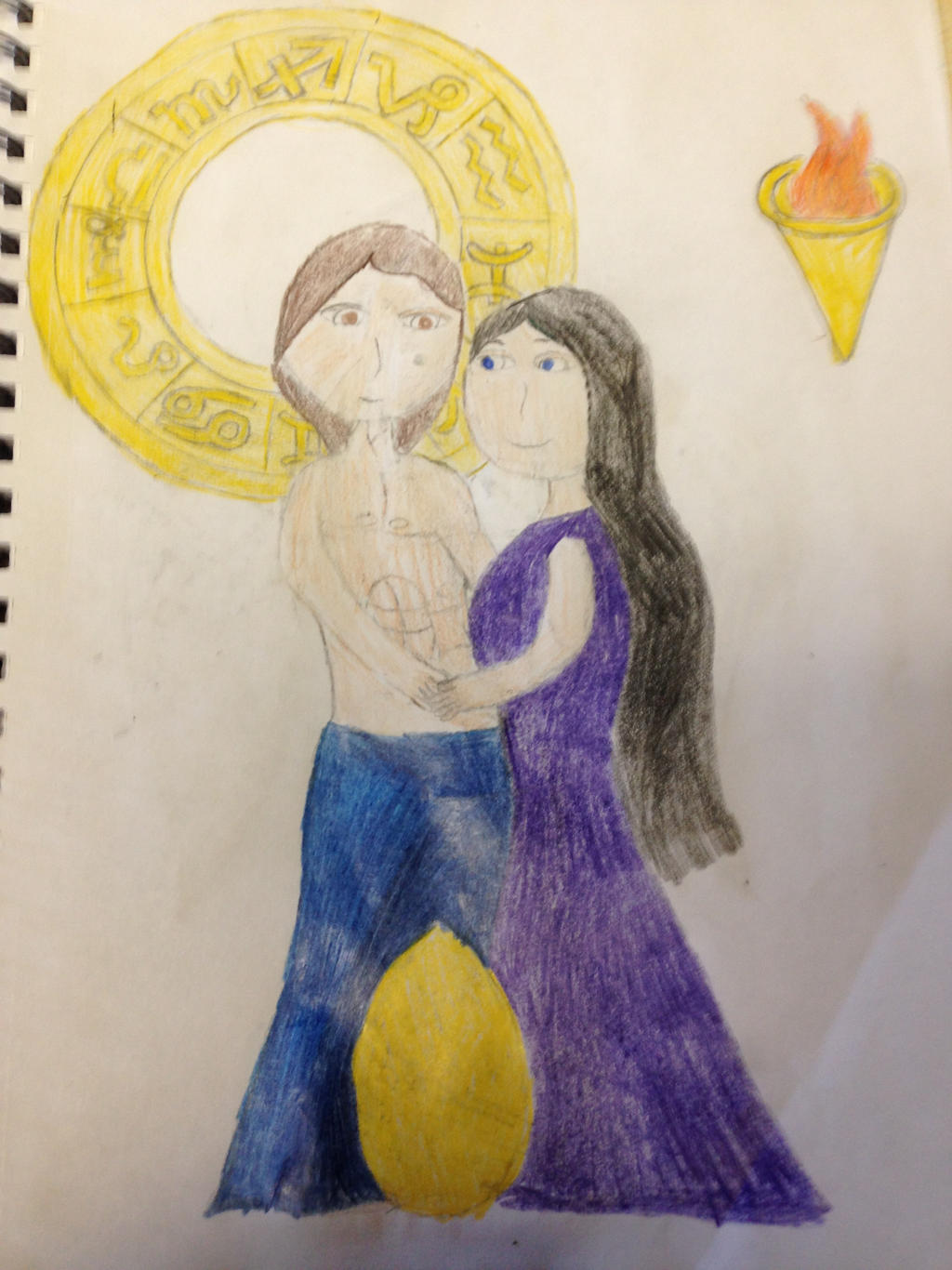 Chronos and Ananke by PoisonDLucy13 on DeviantArt