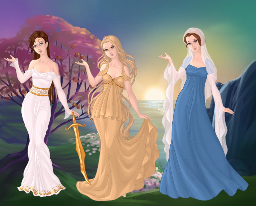 Homonia Lady Praxidike, Lady Arete and Lady Homonoia by PoisonDLucy13 on DeviantArt