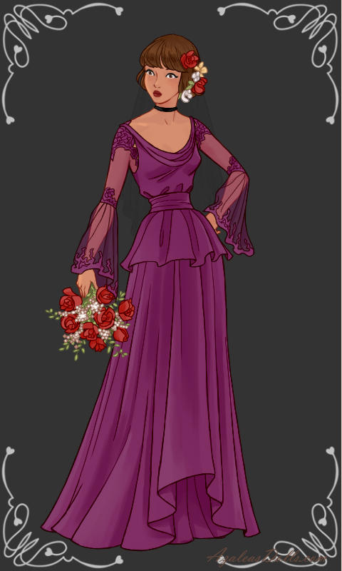 Anastasia Inspired Wedding Dress (AzaleasDolls) by RemsInWonderland on  DeviantArt