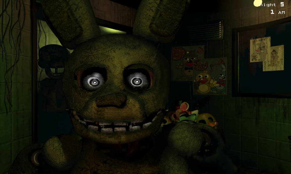 Fixed Springtrap jumpscare by Puppetlefty2358 on DeviantArt