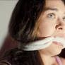 Margo Quinn knotted cleave gagged