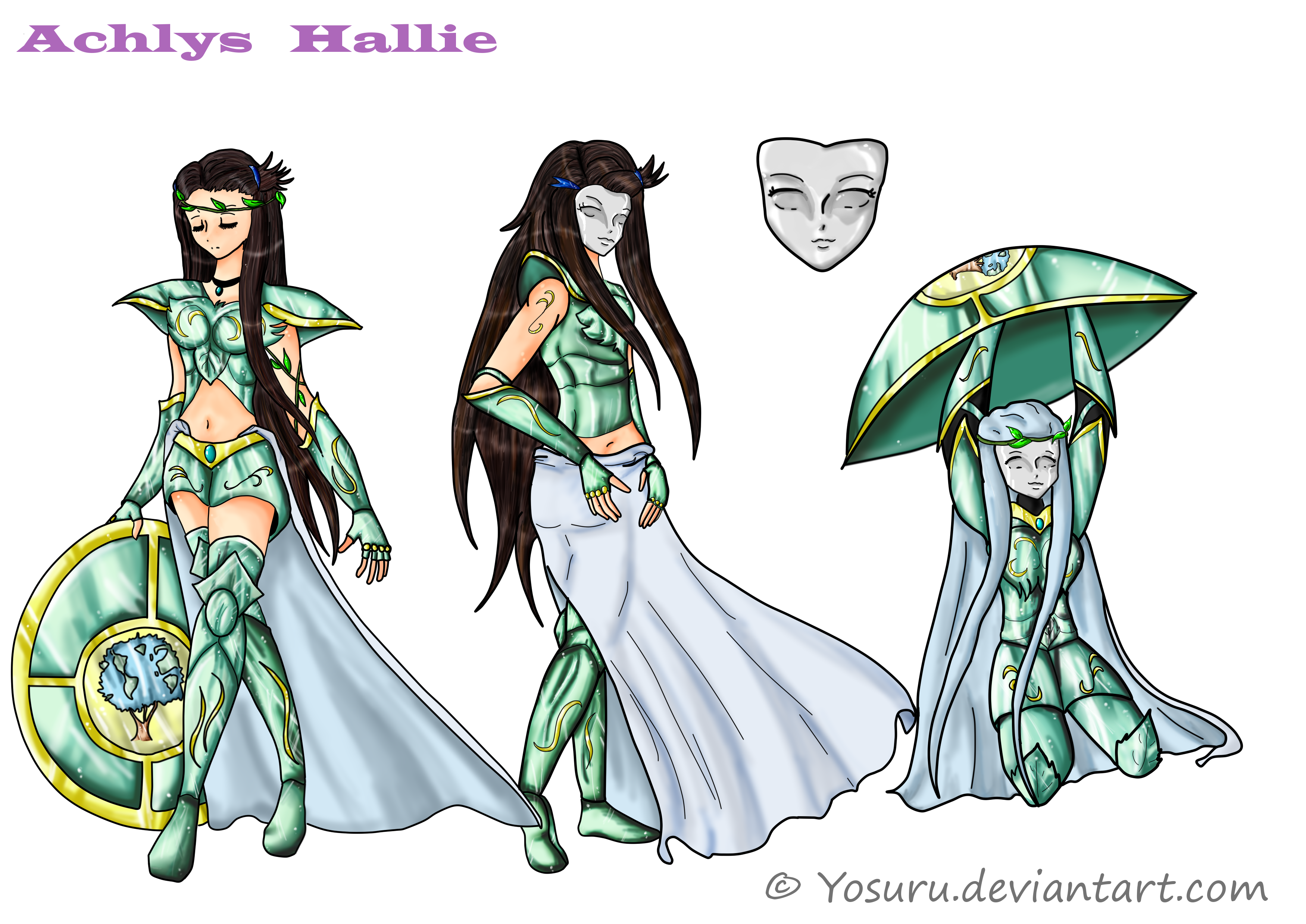 Achlys Hallie reference amazona