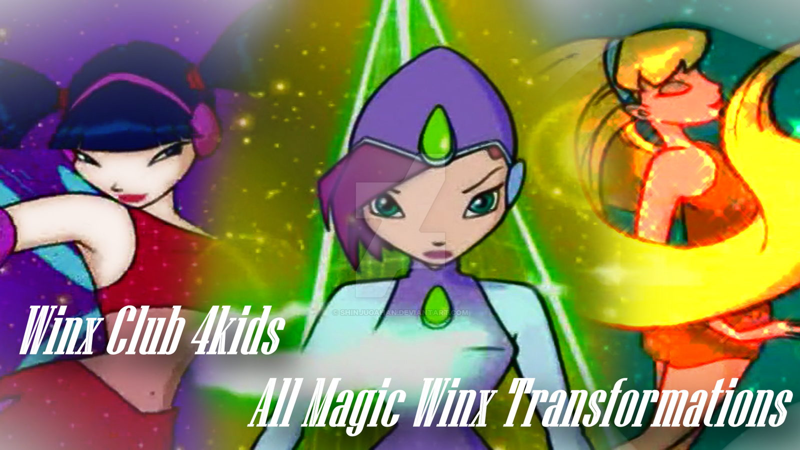 Winx First Transformation Winx Club Season 1 4KIDS All Transformations by ShinjuGahan on DeviantArt