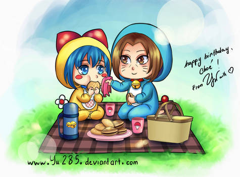 Picnic with Doratachi and Dorasuke