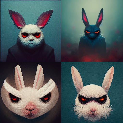 Bad bunny Illustration by kenankacevac on DeviantArt