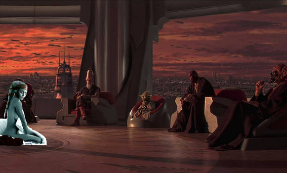 Aayla Secura at the Jedi Council