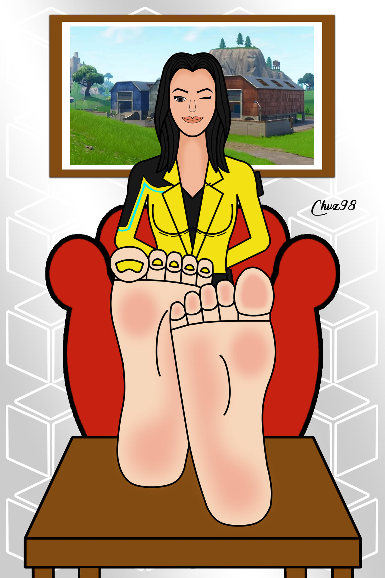 (Fortnite) Yellow Jacket Soles Feet by Chvz98 on DeviantArt