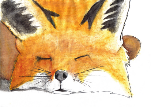 Fox Watercolor