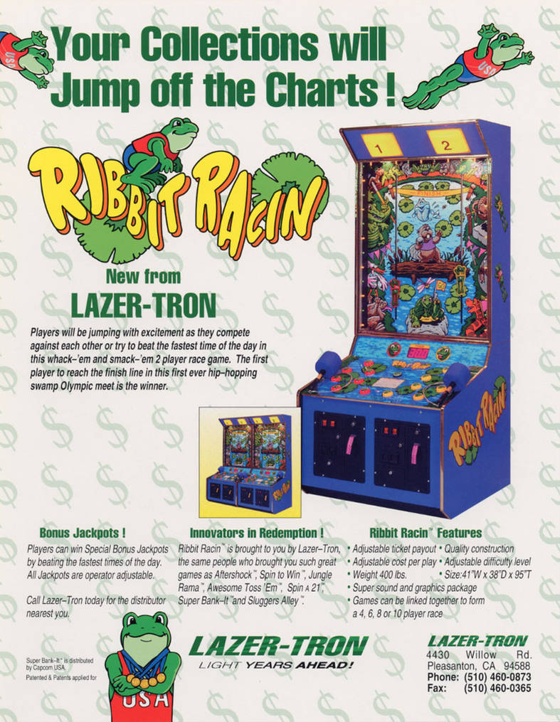 Ribbit racing arcade game by foxandwolfdogs on DeviantArt