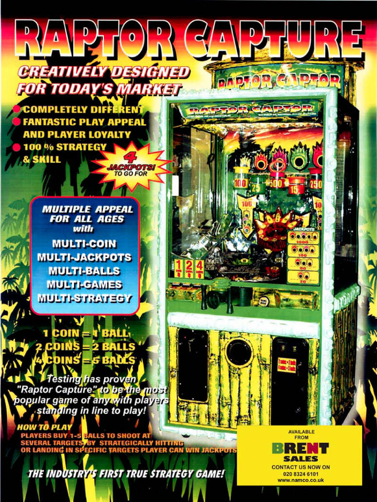 Raptor captor arcade game by foxandwolfdogs on DeviantArt